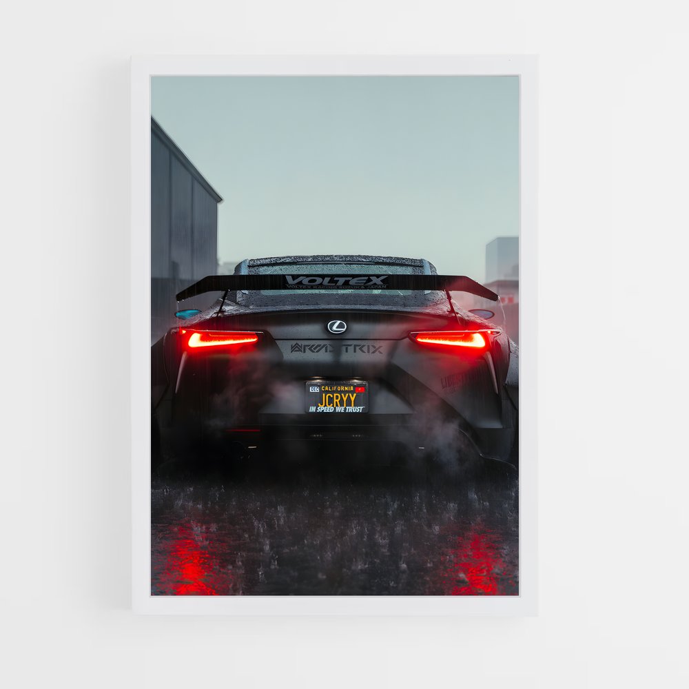 Poster Route Inondée – affiche Lexus (vue 3)